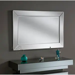 Maude Glass,MDF Wall Mirror 120cm x 80cm