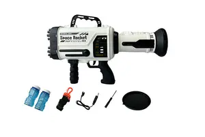 Bazooka Electric Bubble Blasting Gun - Blue