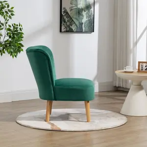 Arezza Velvet Accent Chair - Green