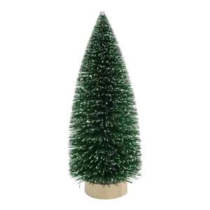 Dark green Christmas Freestanding Table top decoration (H) 250mm