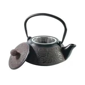 Buckingham Cast Iron Japanese Tetsubin Teapot  800 ml - Aztac Pattern