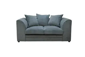 Casper Fabric 2 Seater Sofa Grey