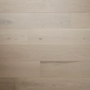 GoodHome Goodsir Natural Bleached wood effect Oak Engineered Real wood top layer flooring, 1.56m²