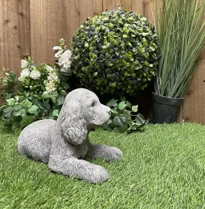 Adorable Small Lying Spaniel Ornament