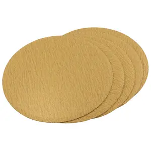 Draper White Aluminium Oxide Sanding Discs, 150mm, 80 Grit (Pack of 5) 83867