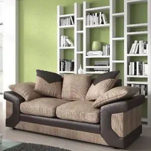 Brown Dion Sofa Suite 2 Luxurious Comfort & Timeless Style