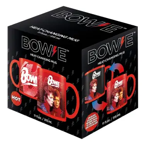 David Bowie Bolt Heat Changing Mug Red (One Size)