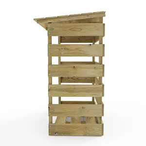 Everest Wooden Log Store (Single - 110cm Wide, 123cm Tall)