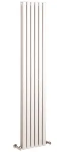 Vertical Double Panel Radiator - 1800mm x 354mm - 3638 BTU - Gloss White- Balterley