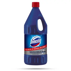 Domestos Original Disinfecting Thick Bleach Kills 99.99% Bacteria & Virus, 4x 2L