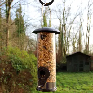 Garden Hanging Wild Bird Feeders - set of 3 Seed, Nut and Fat Ball Feeders