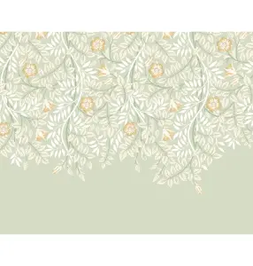 Origin Murals Cascading Rosehip - Sage Green Matt Smooth Paste the Wall Mural 300cm wide x 240cm high