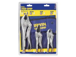 Irwin Vise Grip 3Pc Groove Lock Pliers Sets