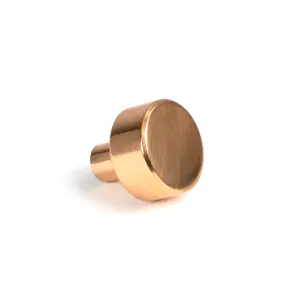 From The Anvil Polished Bronze Kelso Cabinet Knob - 25mm (No rose)