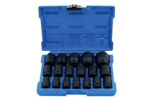 Laser 6648 18pc Impact Socket Set 1/2" Drive 10-32mm 6pt in Case