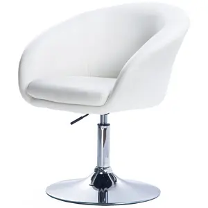 Nisbet Swivel Adjustable Height Stool White