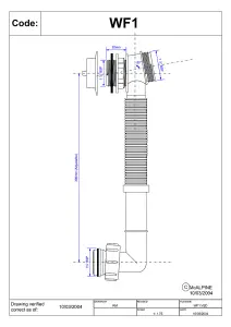 McAlpine WF1 Wasteflow with FJ10 Trap