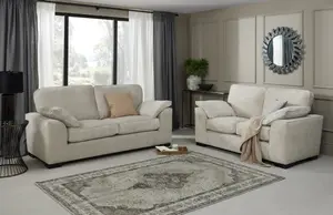 Modern Home Selby 3+2 Seater Sofa Set Silver