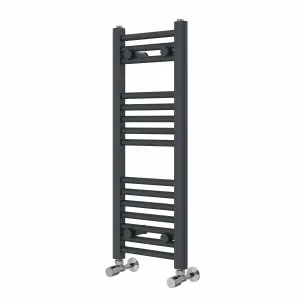 Right Radiators 800x300 mm Straight Heated Towel Rail Radiator Bathroom Ladder Warmer Anthracite