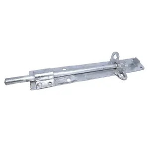 10" Bright Zinc Plated Brenton Bolt Door Gate Lock