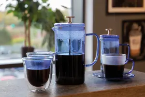 La Cafetiere Colour Blue 8 Cup Cafetiere