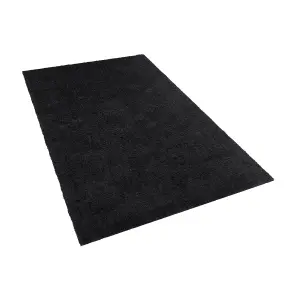 Shaggy Area Rug 200 x 300 cm Black DEMRE