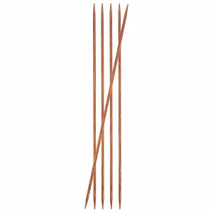 Ginger: Knitting Pins: Double-Ended: 20cm x 3.75mm: Set of 5