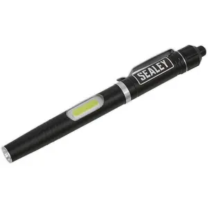 Aluminium Pocket Penlight - 3W & 1W COB LED - Battery Powered