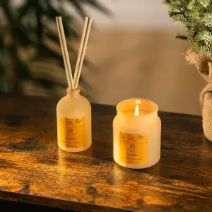 Scented Candle and Diffuser Set - Blood Orange