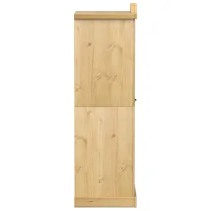 Wardrobe Corona 55x52x170 cm Solid Wood Pine