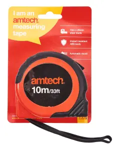 Amtech P1255 10m Measuring tape