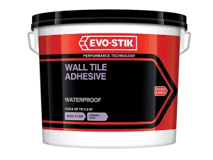 Evo-Stik - Tile A Wall Waterproof Adhesive for Ceramic Tiles - 2.5L