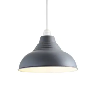 Inlight Lucia Grey pendant Light shade (D)30cm