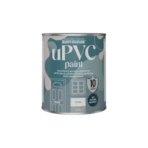 Rust-Oleum Cotton (White) Satin UPVC Paint 750ml