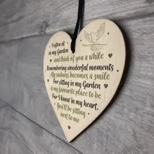 Hanging Memorial Gift For Mum Nan Novelty Garden Shed Signs Summerhouse Plaque