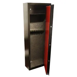 Dirty Pro Tools Deluxe Model 8 Shotgun Cabinet With Built In Ammo Safe