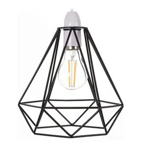 Black Cage Metal Basket Ceiling Light Shade