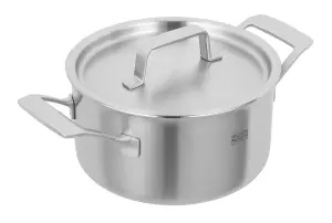 Kuhn Rikon Culinary Fiveply Stainless Steel Induction Safe Casserole Pot, 20cm/3.4L