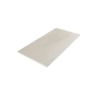 Kale Avalon White Matt Stone effect Textured Porcelain Indoor Wall & floor Tile, Pack of 6, (L)600mm (W)300mm