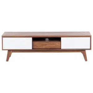 Beliani Modern TV Stand Brown EERIE