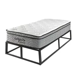 Home Source Metal 2ft6 Platform Bed Black