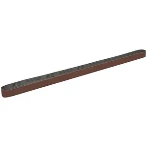 High-Performance 20mm x 1000mm Sanding Belt - 80 Grit Aluminium Oxide Cloth Loop