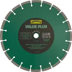 300mm Diamond Cutting Disc Blade for Concrete and Stone with 20mm Bore