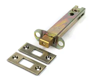 From The Anvil Aged Brass 5" Heavy Duty Tubular Deadbolt