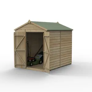 Beckwood 6x8 Apex Shed - No Windows - Double Door