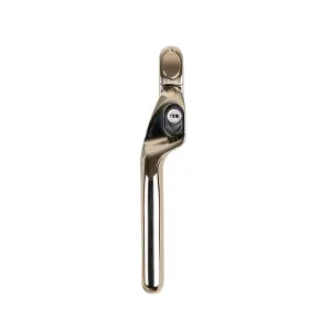 Timber Series Connoisseur MK2 Offset Locking Espag Window Handle - Polished Gold (Left Hand)