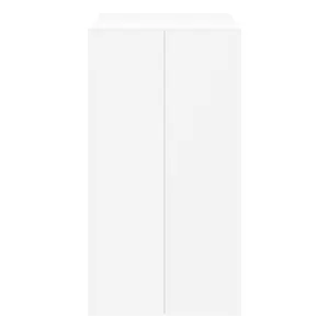 GoodHome Atomia Freestanding Matt white Particle board Double Wardrobe (H)1875mm (W)1000mm (D)580mm