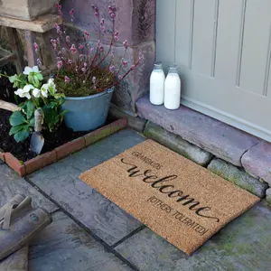 Grandkids Welcome Others Tolerated Doormat (60 x 40cm)