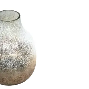 Verre Round Gold Frosted Vase H25Cm W20.5Cm