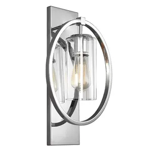 Elstead Marlena 1 Light Wall Light Polished Chrome, E27